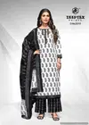 Aaliza Black And White Vol 2 By Deeptex Printed Pure Cotton Dress Material Suppliers In Mumbai